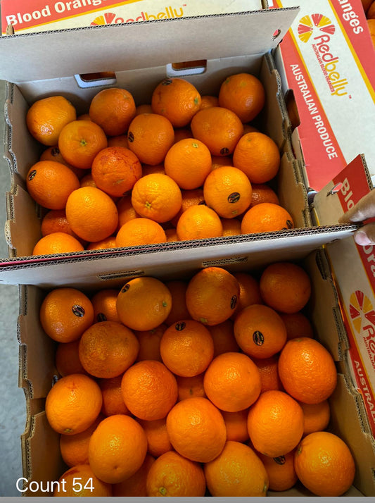 Redbelly Citrus Blood Oranges Box - 54 oranges - roughly 9-10 KG